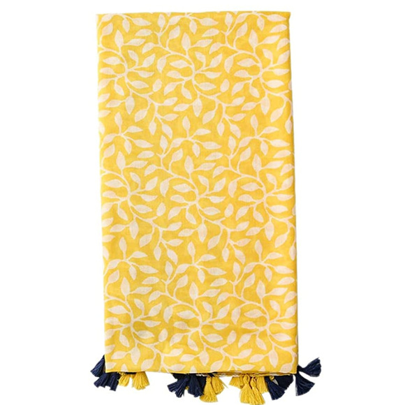 Yellow Summer Scarf for Women Lightweight Shawls & Wraps Head Cover Long Stole - Picture 3 of 9